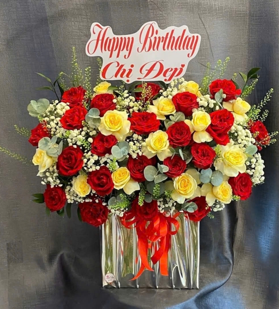 HOA CHÚC MỪNG - HCM002