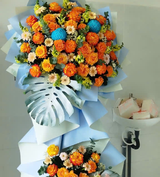 HOA CHÚC MỪNG - HCM004